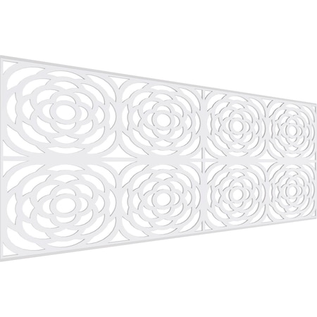 Ekena Millwork Set of Four Panels for 94 1/2"W x 36 1/4"H Edinburg Fretwork Wainscot Wall Paneling WPKP18X01X47EBP